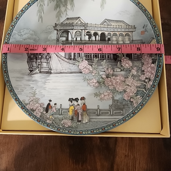 THE MARBLE BOAT Imperial Jingdezhen Porcelain plate - Picture 6 of 6